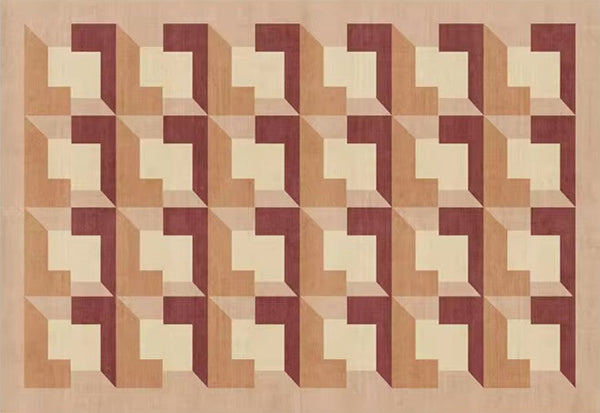 Modern Rugs for Dining Room, Large Modern Rugs for Living Room, Mid Century Modern Rugs for Bedroom, Abstract Geometric Modern Rugs-Paintingforhome