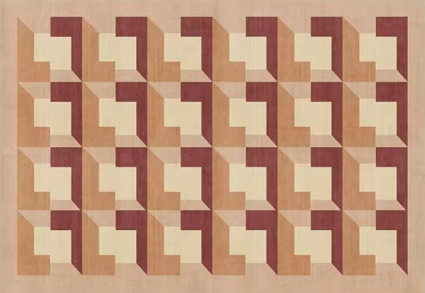 Modern Rugs for Dining Room, Large Modern Rugs for Living Room, Mid Century Modern Rugs for Bedroom, Abstract Geometric Modern Rugs-Paintingforhome