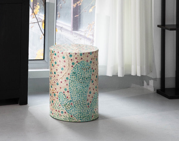 Unique Small End Table, Portable Casual Side Table, Creative Coffee Table, Contemporary Small Sofa Side Table, Shell Small Side Table-Paintingforhome
