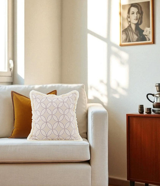 Large Square Pillows, Modern Throw Pillows, Modern Sofa Pillows, Decorative Throw Pillow for Couch, Decorative Throw Pillows for Living Room Couch-Paintingforhome