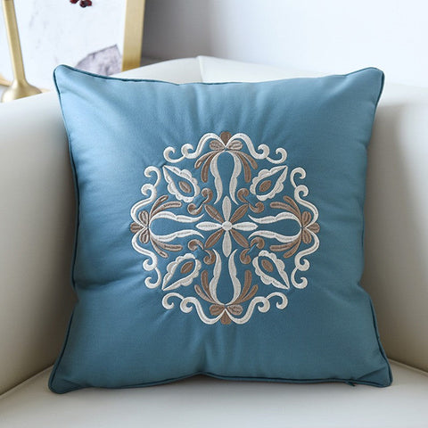 Flower Pattern Decorative Throw Pillows, Modern Sofa Pillows, Contemporary Throw Pillows, Large Decorative Pillows for Living Room-Paintingforhome