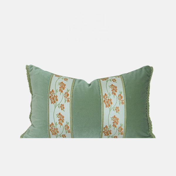 Living Room Decorative Pillows, Modern Decorative Cushions, Decorative Pillows for Bed, Decorative Pillow Arrangement Ideas for Interior Design, Embroidered Floral Bird Pattern Pillow Covers-Paintingforhome