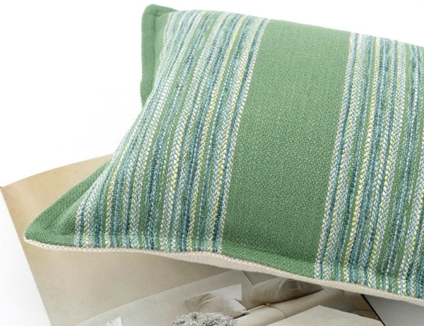 Green Modern Sofa Pillows for Couch, Contemporary Decorative Pillow Covers, Large Decorative Pillows for Living Room-Paintingforhome