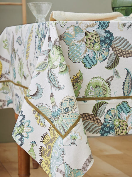 Rustic Table Covers for Kitchen, Large Rectangle Tablecloth for Dining Room Table, Country Farmhouse Tablecloth, Square Tablecloth for Round Table-Paintingforhome