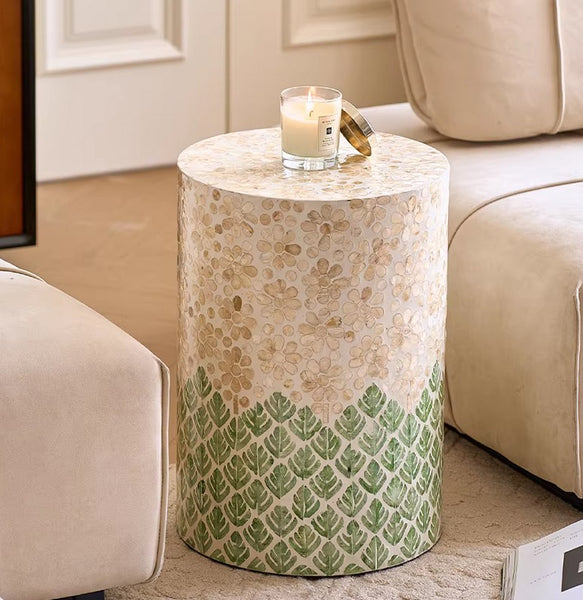 Creative Coffee Table, Contemporary Side Table, Small End Table, Portable Casual Side Table, Shell Small Sofa Side Table, Modern Side Table, Contemporary Bedside Table, Bedside Small Side Table-Paintingforhome