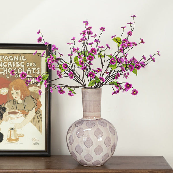 Unique Porcelain Flower Vases, Flower Vases on Table, Contemporary Vases for Modern Home Decor, Ceramic Bouquet Vases, Dining Table Centerpiece-Paintingforhome