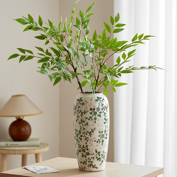 Ceramic Bouquet Vases, Porcelain Flower Vases, Rustic Flower Vases on Table, Dining Table Centerpiece, Handmade Water Holding Flower Vase-Paintingforhome