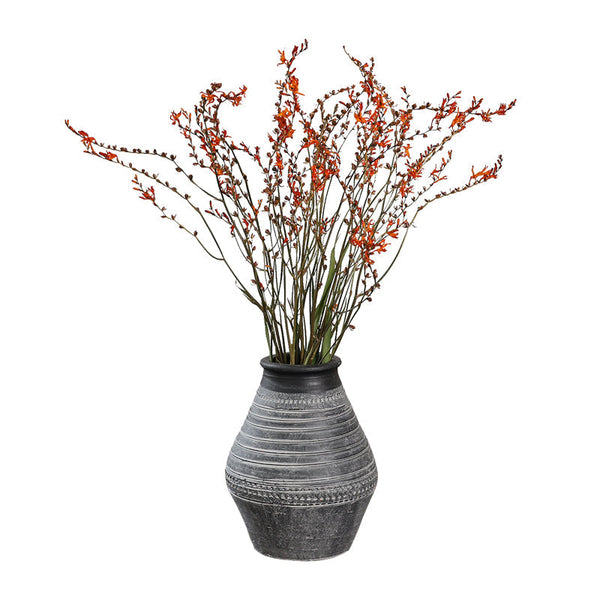 Natural Decorations, Flower Arrangement, Handmade Artificial Flower, Dried Fire Orchid Bouquet, Natural Dried Flowers-Paintingforhome