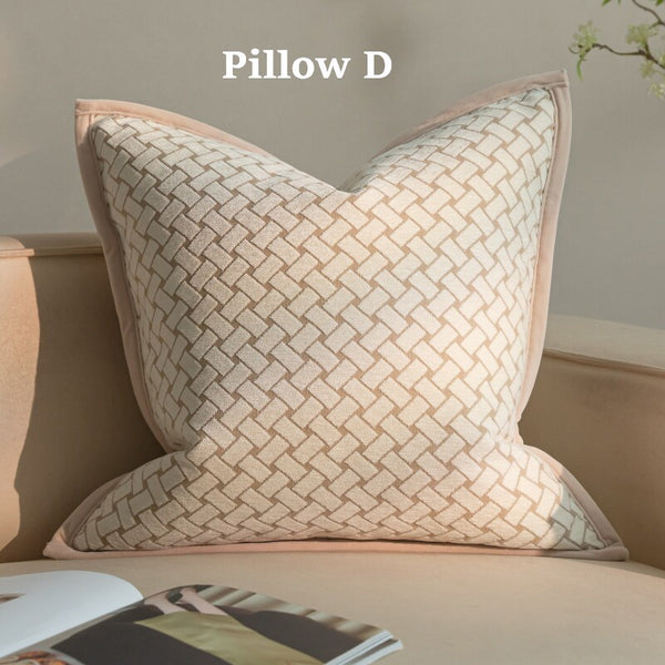 Living Room Decorative Throw Pillows, Modern Decorative Pillow Cover, Decorative Pillow Arrangement Ideas for Couch, Modern Sofa Pillows-Paintingforhome