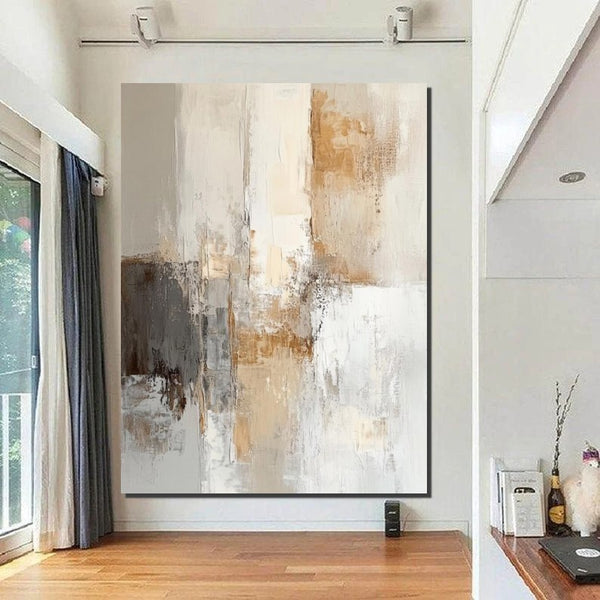 Modern Artwork, Large Canvas Painting, Contemporary Wall Painting, Living Room Wall Painting, Acrylic Painting for Dining Room-Paintingforhome