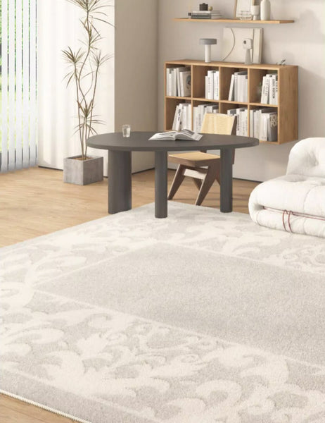 Living Room Abstract Area Rugs, Thick Contemporary Area Rugs Next to Bed, Hallway Modern Runner Rugs, Modern Rugs under Dining Room Table-Paintingforhome