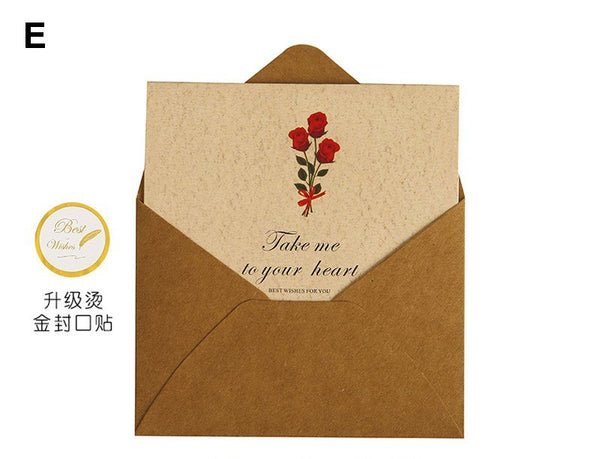 Greeting Cards to Mother, Greeting Cards for Friends, Anniversary Greeting Cards, Creative Birthday Greeting Card, Beautiful Valentine's Day Greeting Card-Paintingforhome