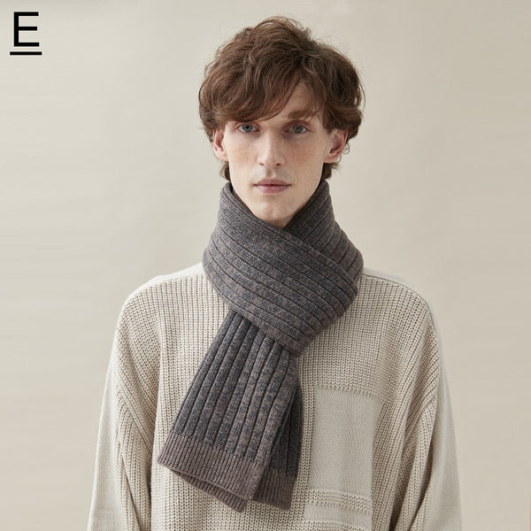 Pure Wool Scarf, Modern Fashion Scarf, Formal Men Scarf Styles, Casual Scarf Men, Business Wool Scarf for Gentleman, Men's Winter Scarf, Men's Wool Scarf Winter-Paintingforhome