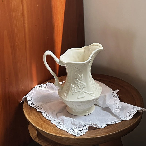 Ceramic Bud Vases, Small Flower Vases on Table, Rustic Porcelain Flower Vases, Handmade Water Holding Flower Vases