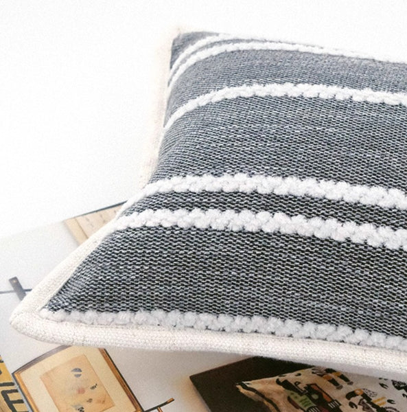 Contemporary Modern Sofa Pillows, Large Throw Pillow for Interior Design, Simple Decorative Throw Pillows, Large Square Modern Throw Pillows for Couch-Paintingforhome