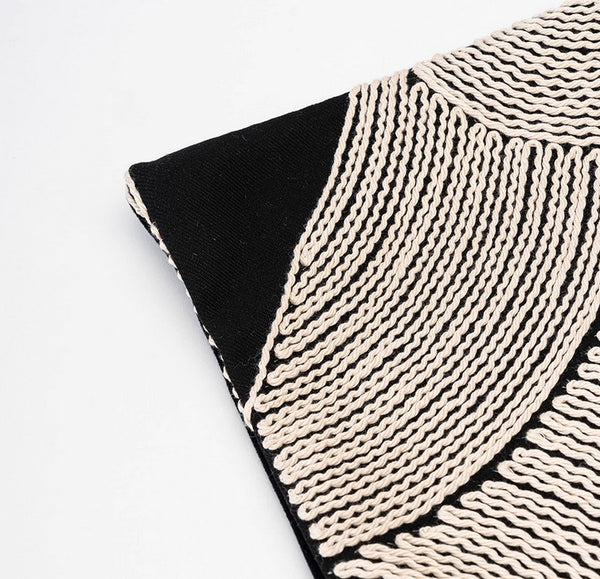 Modern Pillows for Couch, Contemporary Modern Sofa Pillows, Decorative Throw Pillows for Bedroom, Large Modern Pillow for Living Room-Paintingforhome