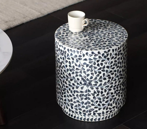 Portable Casual Side Table, Contemporary Round Side Table, Creative Coffee Table, Bedside Small Side Table, Shell Small Sofa Side Table, Contemporary Side Table-Paintingforhome