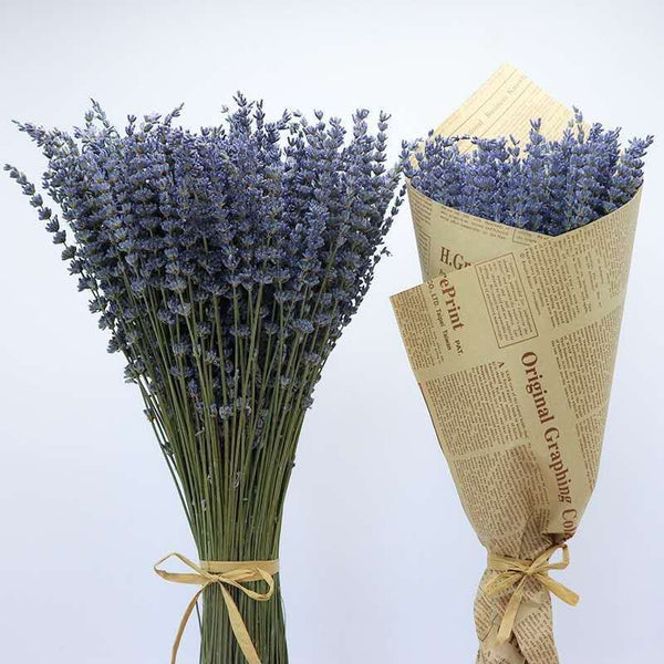Flower Arrangements, Natural Dried Lavender Flower Bouquet, Natural Dried Lavender Flowers, A Bunch of Dried Lavender Flowers, Handmade Artificial Flowers for Home Decor-Paintingforhome