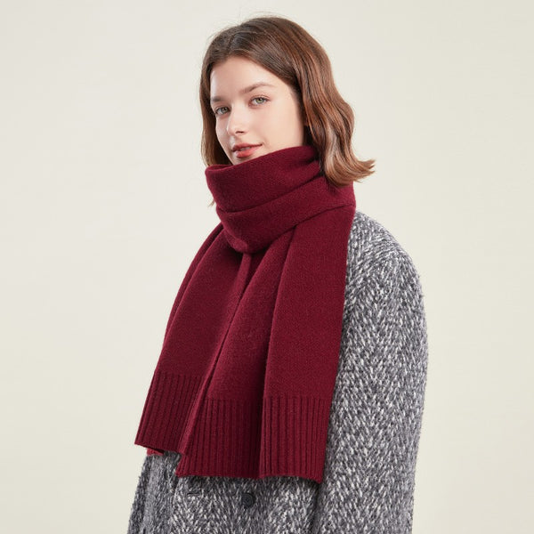 Wool Scarf for Women, Casual Scarf for Women, Fashion Designer Scarf, Cold Weather Scarf, Modern Winter Scarf, Soft Cashmere Scarf for Women-Paintingforhome