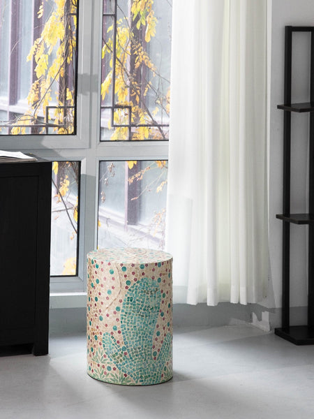 Unique Small End Table, Portable Casual Side Table, Creative Coffee Table, Contemporary Small Sofa Side Table, Shell Small Side Table-Paintingforhome