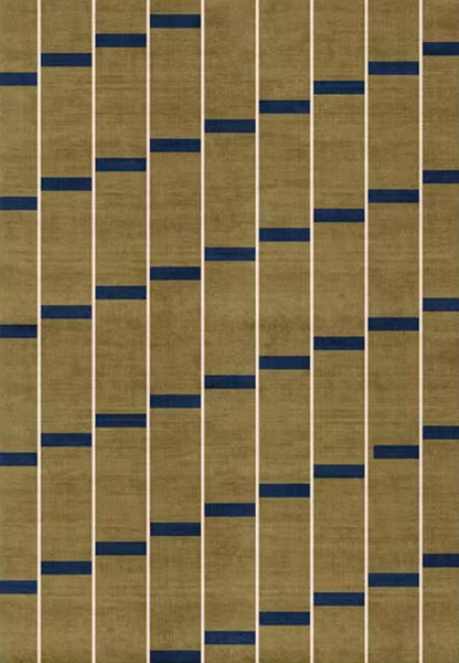 Large Modern Rugs for Living Room, Mid Century Modern Rugs for Bedroom, Abstract Geometric Modern Rugs, Green Modern Rugs for Dining Room-Paintingforhome