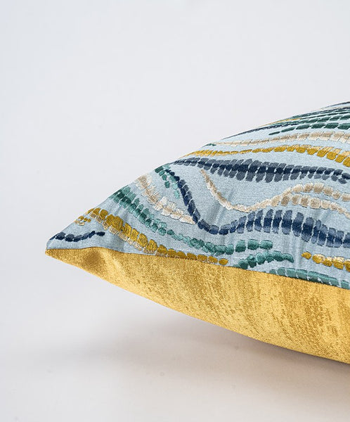 Square Modern Pillows for Couch, Contemporary Modern Sofa Pillows, Decorative Throw Pillows for Bedroom, Large Throw Pillow for Living Room-Paintingforhome