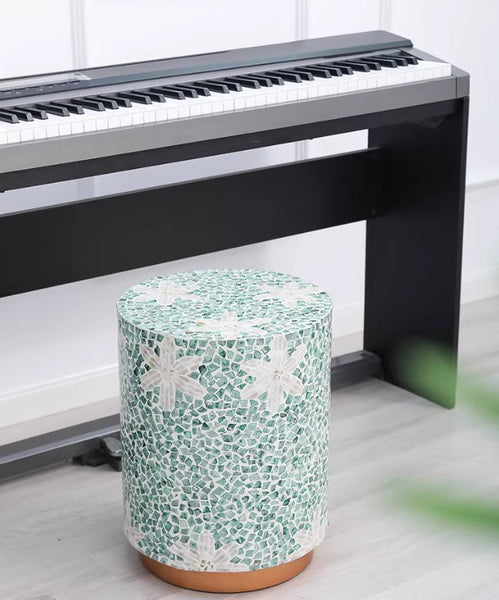 Modern Small Sofa Side Table, Unique Small End Table, Creative Coffee Table, Contemporary Round Side Table, Portable Casual Side Table-Paintingforhome