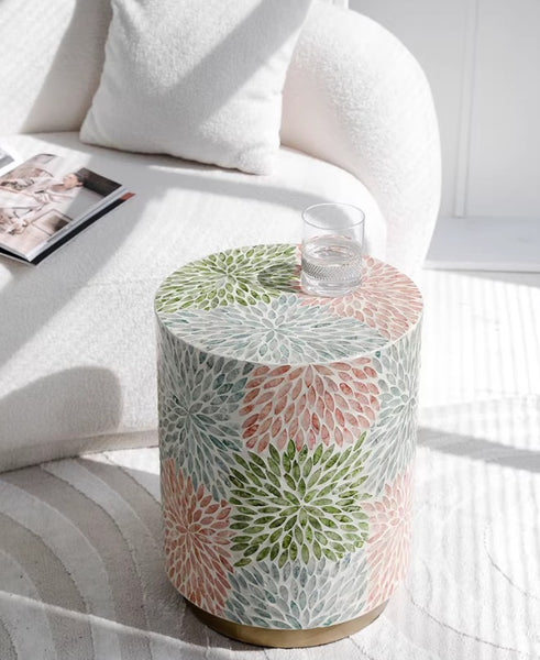 Unique Small End Table, Contemporary Small Sofa Side Table, Portable Casual Side Table, Creative Coffee Table, Shell Small Side Table-Paintingforhome