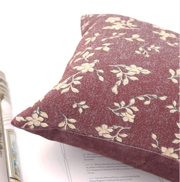 Embroidery Decorative Sofa Pillows, Large Throw Pillow for Interior Design, Luxury Decorative Throw Pillows for Couch, Large Square Modern Sofa Pillows for Living Room-Paintingforhome