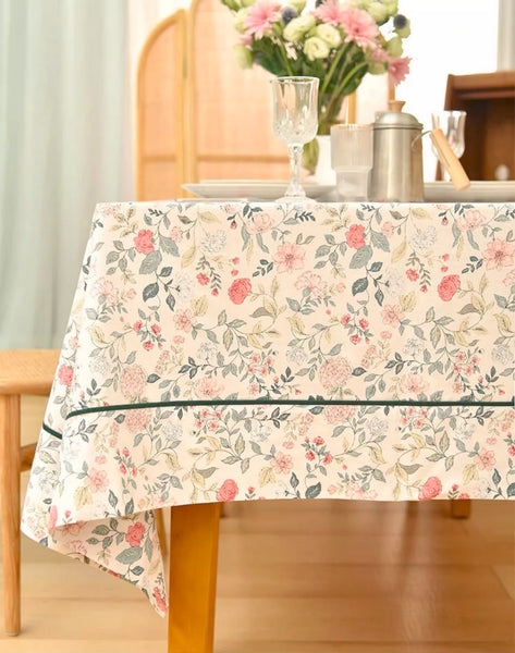 Country Farmhouse Tablecloth, Rustic Table Covers for Kitchen, Large Rectangle Tablecloth for Dining Room Table, Square Tablecloth for Round Table-Paintingforhome