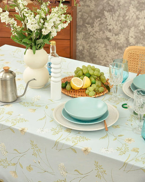 Farmhouse Table Cloth, Wedding Tablecloth, Large Rectangle Tablecloth for Dining Room Table, Rectangular Table Covers for Kitchen, Square Tablecloth for Coffee Table-Paintingforhome