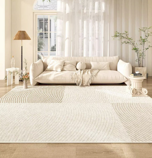 Modern Rug Ideas for Bedroom, Washable Modern Rugs for Bathroom, Geometric Modern Rug Placement Ideas for Living Room, Contemporary Area Rugs-Paintingforhome