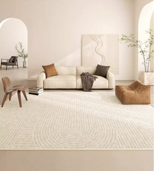 Modern Area Rugs under Sofa, Abstract Modern Rugs for Living Room, Dining Room Modern Rugs, Contemporary Modern Rugs for Bedroom-Paintingforhome