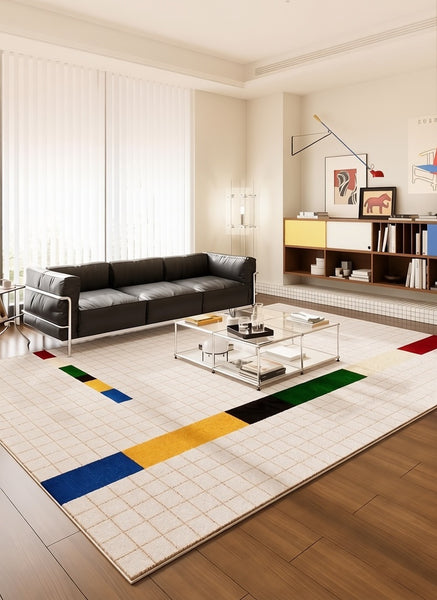 Geometric Modern Rugs under Dining Room Table, Modern Carpets for Office, Abstract Modern Rugs, Contemporary Modern Rugs Next to Bed