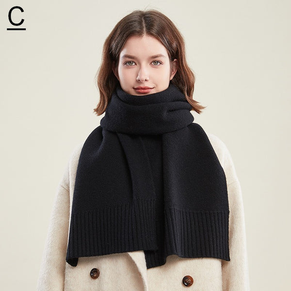 Wool Scarf for Women, Casual Scarf for Women, Fashion Designer Scarf, Cold Weather Scarf, Modern Winter Scarf, Soft Cashmere Scarf for Women-Paintingforhome