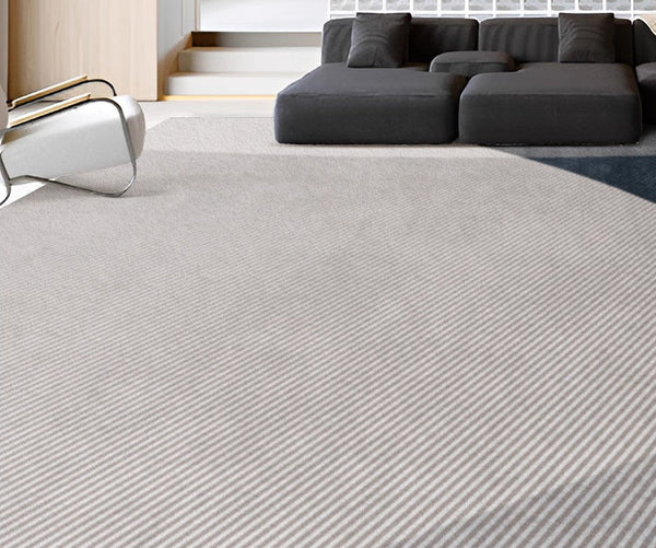 Modern Rugs for Living Room, Contemporary Rugs for Dining Room, Blue Contemporary Modern Rugs, Geometric Contemporary Rugs Next to Bed-Paintingforhome