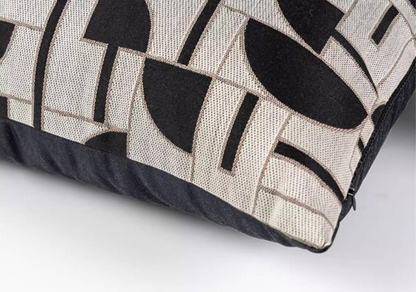 Geometric Contemporary Pillows, Abstract Decorative Throw Pillows, Square Modern Throw Pillows for Couch, Large Simple Throw Pillow for Interior Design-Paintingforhome