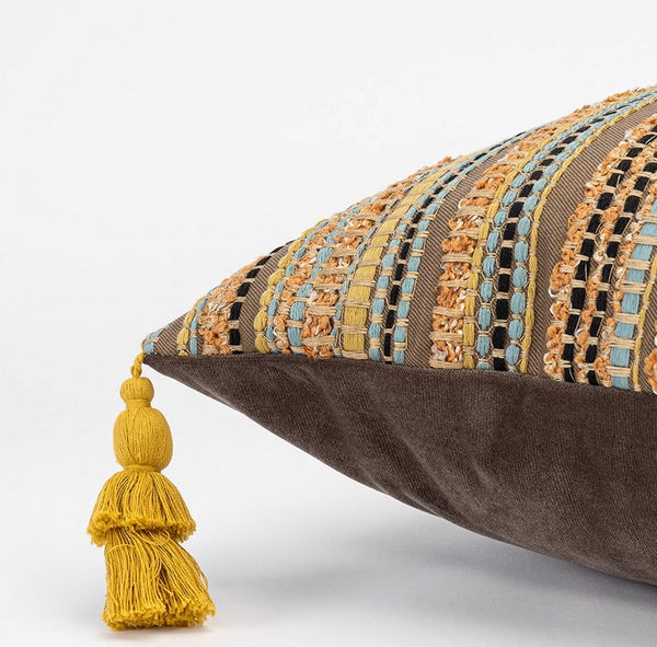 Contemporary Modern Sofa Pillows, Luxury Modern Pillows for Couch, Decorative Throw Pillows for Bedroom, Large Modern Pillow for Living Room-Paintingforhome