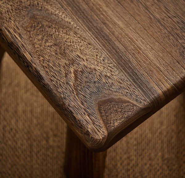 Dining Table Stool, Shoe-changing Stool, Solid Wood low Stool, Paulownia Wood Stool, Children's Wooden Stool, Sofa Stool-Paintingforhome