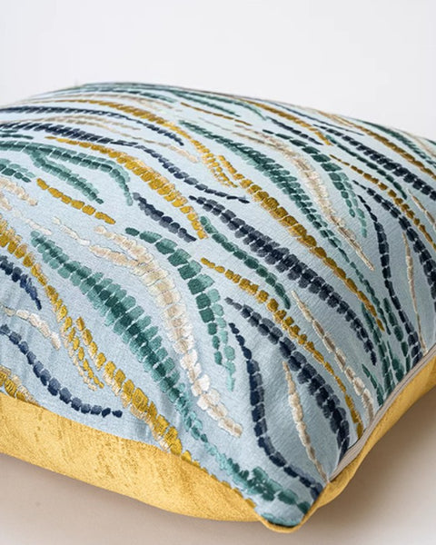 Square Modern Pillows for Couch, Contemporary Modern Sofa Pillows, Decorative Throw Pillows for Bedroom, Large Throw Pillow for Living Room-Paintingforhome