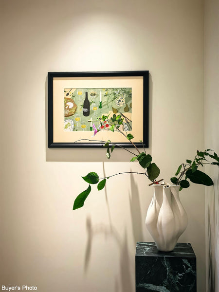 Unique Handmade Modern Flower Vase, Large Porcelain Vases for Modern Home Decor, Centerpiece Ceramic Bouquet Vases, Contemporary Vases on Dining Table-Paintingforhome