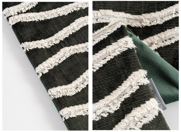 Large Simple Throw Pillow for Bedroom, Contemporary Pillows, Abstract Decorative Throw Pillows, Green Square Modern Throw Pillows for Couch-Paintingforhome