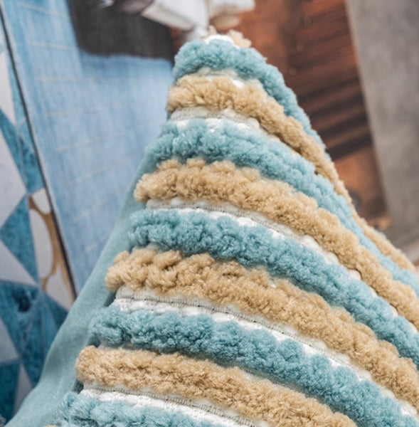 Large Decorative Throw Pillows, Abstract Modern Sofa Pillows, Contemporary Square Modern Throw Pillows for Couch, Simple Throw Pillow for Interior Design-Paintingforhome