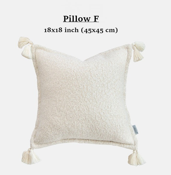 Modern Decorative Cushion Covers, Unique Decorative Pillow Arrangement Ideas for Couch, Decorative Pillows for Living Room, Large Decorative Pillows for Interior Design-Paintingforhome