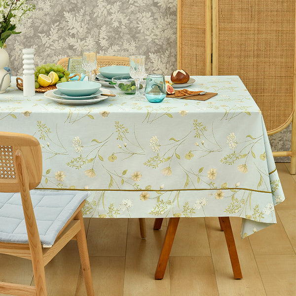 Farmhouse Table Cloth, Wedding Tablecloth, Large Rectangle Tablecloth for Dining Room Table, Rectangular Table Covers for Kitchen, Square Tablecloth for Coffee Table-Paintingforhome
