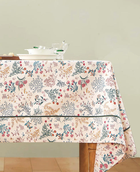 Large Rectangular Tablecloth Large Rectangle Tablecloth for Dining Room Table, Rustic Table Covers ...