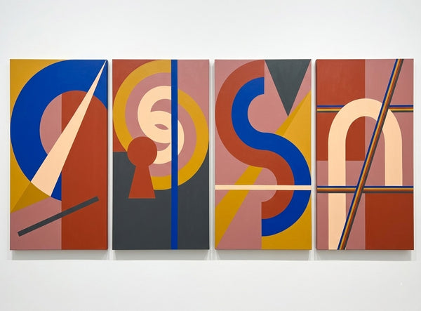 Hand Painted Canvas Art, Multi Panel Group Paintings, Modern Contemporary Paintings, Geometric Abstract Paintings