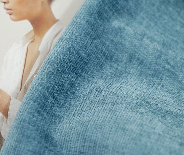 Abstract Blue Modern Sofa Pillows, Large Decorative Throw Pillows, Contemporary Square Modern Throw Pillows for Couch, Simple Throw Pillow for Interior Design-Paintingforhome