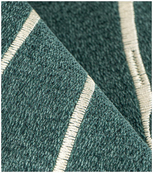 Abstract Green Decorative Throw Pillows, Geometric Square Modern Throw Pillows for Couch, Large Contemporary Throw Pillow for Interior Design-Paintingforhome