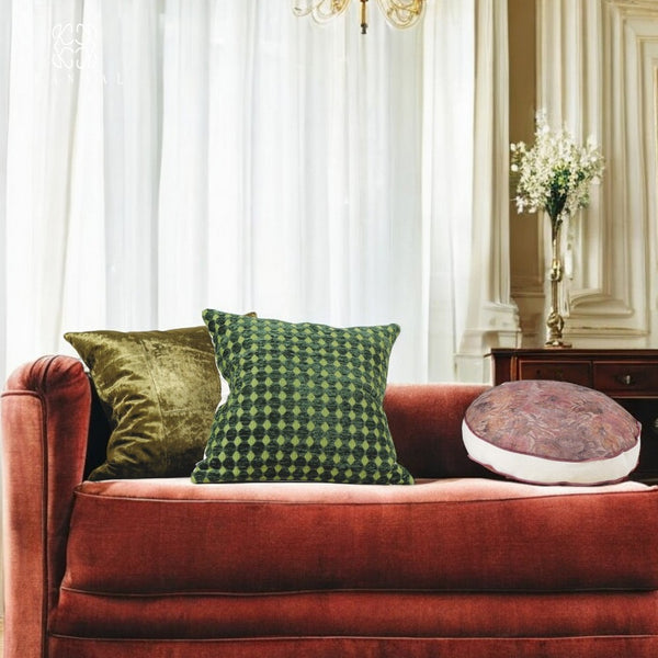 Modern Pillows for Living Room, Luxury Green Decorative Modern Pillows for Couch, Modern Sofa Pillows Covers, Modern Sofa Cushion-Paintingforhome